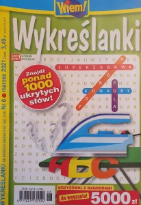 Krzyżówki Wiem! Wykreślanki 6/2021