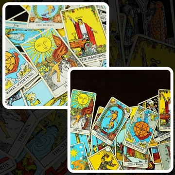 KARTY DO TAROTA ZESTAW KLASYCZNYCH KART THE RIDER TAROT THE MAGICAN 78SZT