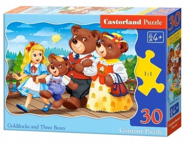 Puzzle 30 Goldilocks and Three Bears CASTOR bcd