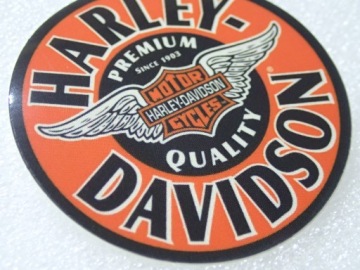 Harley Davidson Motorcycles Premium Caffice Logot Sticker 5 x 5 см