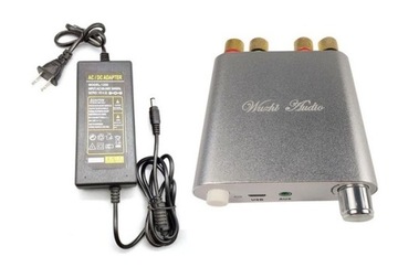 MINI WZMACNIACZ 180W BLUETOOTH AUX USB + ZASILACZ
