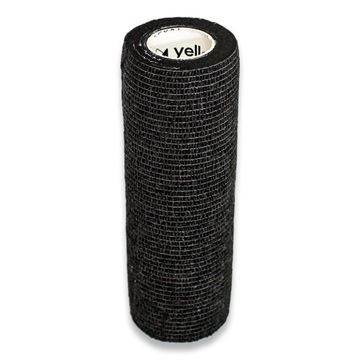 Bandaż kohezyjny samoprzylepny czarny 15cm x 4,5m