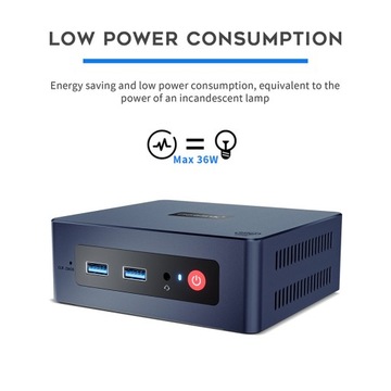 Host komputera Beelink MINI S N5095 Mini PC Quad Core 4K Ultra HD