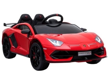 AUTKO NA AKUMULATOR 2x45W LAMBORGHINI DLA DZIECI PILOT 2.4G KOŁA EVA SKÓRA