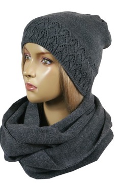 КОМПЛЕКТ ШАПКА без помпона + ЮБКА №57