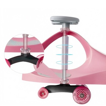 Гравитационные колеса TWISTER RoyaliTo Children's Day со светодиодной подсветкой БЕСПЛАТНЫЙ РЕМЕНЬ