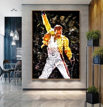 Obraz na płótnie Freddie Mercury Queen 80x120cm