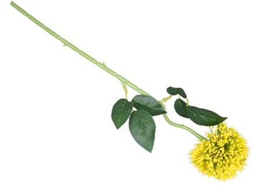 CZOSNEK SZTUCZNE KWIATY GAŁĄZKA DO STROIKÓW 48 cm LIŚCIE WIELKANOC ŻÓŁTY