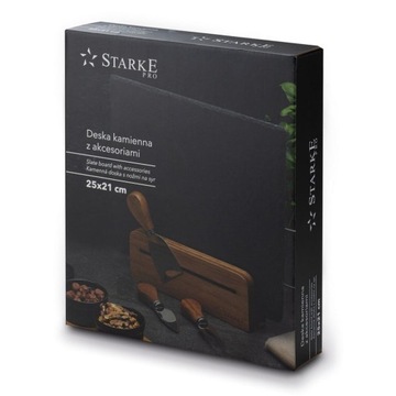 Каменная доска для подачи сыра с магнитом