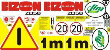 NAKLEJKI BIZON Z056 Super duży zestaw