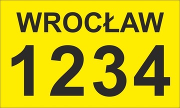 Magnes Reklama magnetyczna na auto TAXI WROCŁAW