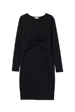 H&M MAMA sukienka do karmienia czarne XXL 44