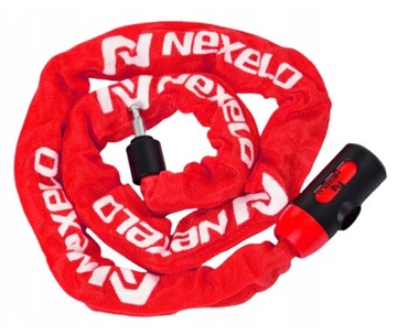 ВЕЛОСИПЕДНЫЙ ЗАМОК ВЕЛОСИПЕДНЫЙ ЗАМОК 6х120 СМ ЦЕПЬ БЕЗОПАСНОСТИ С КЛЮЧОМ