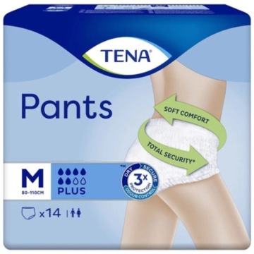 TENA Штани трусики-підгузки для дорослих р. M (80-110 см) 14 шт.