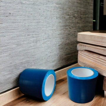 ЛЕНТА ПВХ виниловая маркировочная СИНЯЯ РЕМОНТНАЯ МАРКИРОВКА 100/33М