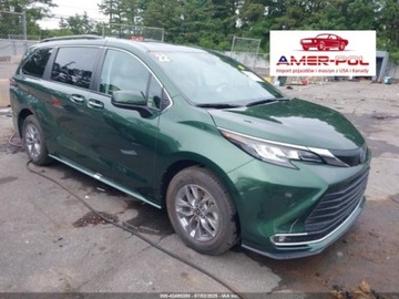 Toyota Sienna III 2022 Toyota Sienna XLE, 2022r., 4x4, 2.5L 2.5 Benzyna 189KM