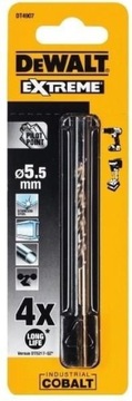 Wiertło do metalu hss cobalt 5,5mm DT4907 DeWalt