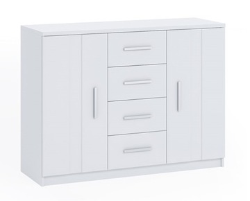 Комплект кровать, комод, стол, шкаф 150 Мебель для спальни BARI, дуб ремесленный