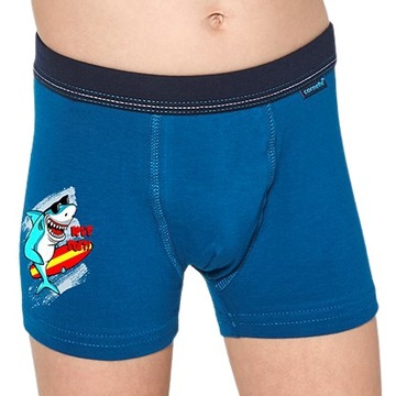 Cornette Majtki dziecięce bokserki bawełna Surf 2 122-128