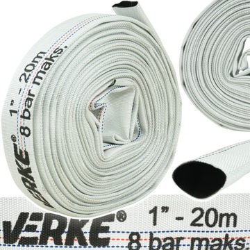 ПОЖАРНЫЙ ШЛАНГ WEB ДЛЯ ГРЯЗНОЙ ВОДЫ Септик 1 ДЮЙМ 20 М САД ДЛЯ НАСОСА