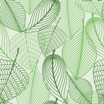 ZIELONA TAPETA LIŚCIE GEOMETRYCZNE GRAFIKA 5131al