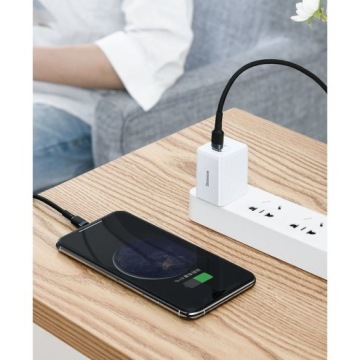 КАБЕЛЬ BASEUS STRONG USB TYPE C LIGHTNING ДЛЯ IPHONE 18ВТ 1М