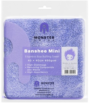 Monster Shine Banshee Mini Miękka Mikrofibra 40x40