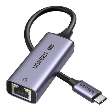 АДАПТЕР ВНЕШНЕЙ СЕТЕВОЙ КАРТЫ UGREEN USB-C К RJ45 LAN ETHERNET 2,5 ГБ/С