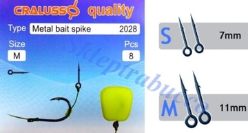 CRALUSSO METAL BAIT SPIKE roz.S - 7mm KOLCE