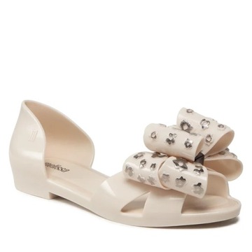 MELISSA Sandały Seduction VI Ad 33634 Beige/Silver AA590