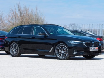 BMW Seria 5 G30-G31 Touring Plug-In 2.0 530e 292KM 2022 BMW 530e 292ps Panorama Hak ACC 4xKlima HiFi 18” Webasto Kamera Sam Parkuje, zdjęcie 3