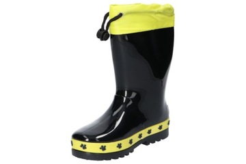 БОТИНКИ ДЕТСКИЕ ВОДОНЕПРОНИЦАЕМЫЕ С РЕЗИНКОЙ AMERICAN KAL22 ЧЕРНЫЕ 32