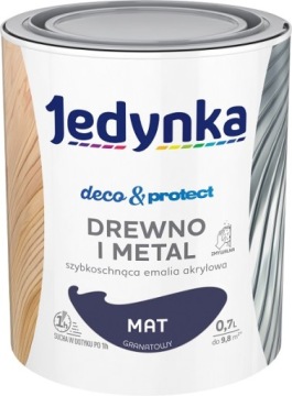 Jedynka Deco&Protect Mat Granatowy 0,7L