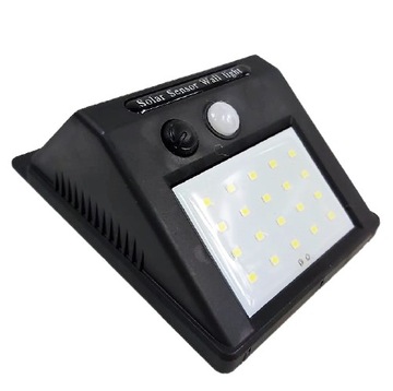 LAMPA SOLARNA HALOGEN KINKIET NA ŚCIANĘ LED