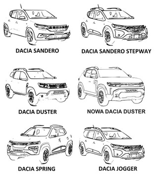 Чехол-ключ-карта DACIA Jogger Duster Sandero Stepway Logan CH