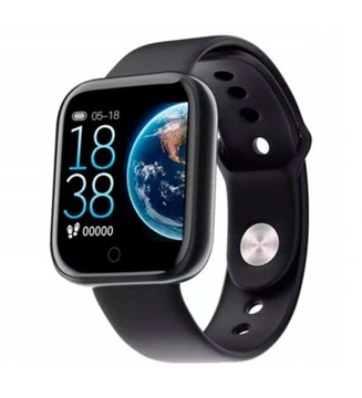 SMARTWATCH L18 SMARTBAND BLACK SPORTOWY PULS