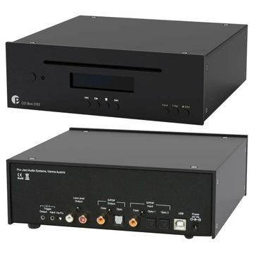 CD-ПЛЕЕР PRO-JECT CD BOX DS2 С ЦАП USB, ЧЕРНЫЙ