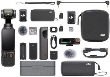 DJI Osmo Pocket 3 Creator Combo + DJI Mic 2 Basic (1 TX + 1 RX) + ETUI VLOG