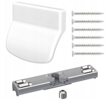 ZATRZASK BALKONOWY POCHWYT OKNO DRZWI BIAŁY