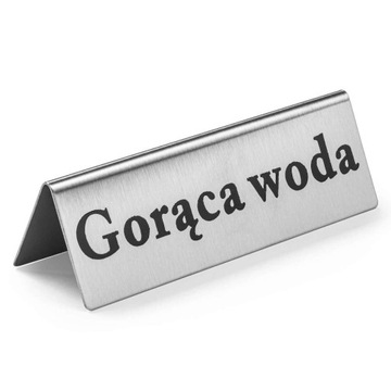 TABLICZKA INFORMACYJNA GORĄCA WODA FORGAST FG03419