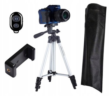 Statyw tripod 3w1 pilot uchwyt na telefon 102 cm