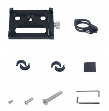 GUB G-83 Держатель велосипеда на руль, телефон СМАРТФОН, черный