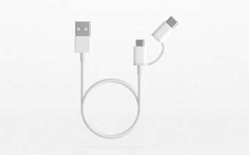 Xiaomi 2in1 USB Micro USB + USB Type-C кабель 30см
