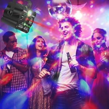 ДИСКО-ЛАМПЫ ДЛЯ ВЕЧЕРИНКИ СВЕТОДИОДНЫЙ RGB ПРОЕКТОР
