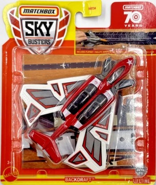 MATCHBOX SAMOLOT Sky Busters + Mata BACKDRAFT