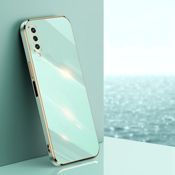 ETUI GLAMOUR DO SAMSUNG A70 SILIKON CASE + SZKŁO