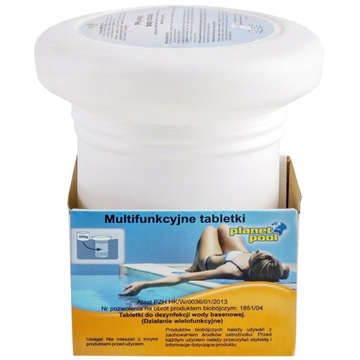 CHLOR do BASENU TABLETKI do BASENU MULTI BOJA z CHLOREM Chemoform AntyGLON