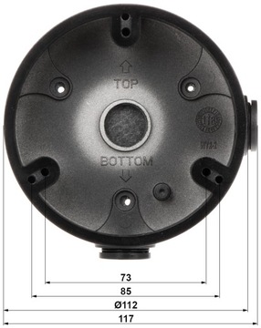КРОНШТЕЙН КАМЕРЫ PFA136-ЧЕРНЫЙ DAHUA