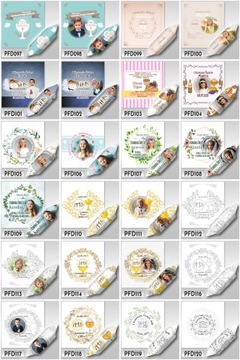 FUDGS персонализированный Крещение Saint One День рождения День рождения Baby Shower любой случай