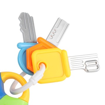 Электрический автомобиль с имитацией ключа, ранней образовательной игрушкой для детей, малышей